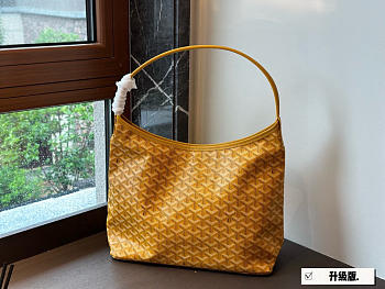 Colestore Goyard Goyardine Yellow Boheme PM Hobo Bag 32*25cm