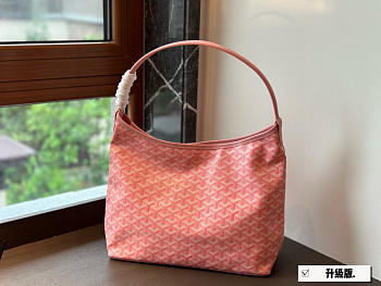 Colestore Goyard Goyardine Pink Salmon Boheme PM Hobo Bag 32*25cm