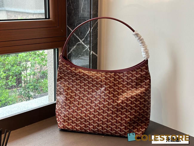 Colestore Goyard Goyardine Rouge Boheme PM Hobo Bag 32*25cm - 1
