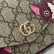 Colestore GG mini shoulder bag with cat detail 22x13x4cm - 2