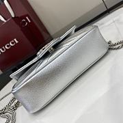 Colestore Gucci Marmont Mini Silver 16.5x10x4.5cm  - 6