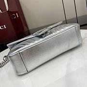 Colestore Gucci Marmont Silver 26x15x7cm - 6