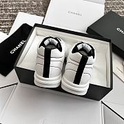 Colestore Chanel 25 Cruise White & Black Cotton Sneakers - 6