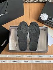Colestore Chanel Black White CC Logo Suede Sneakers - 2