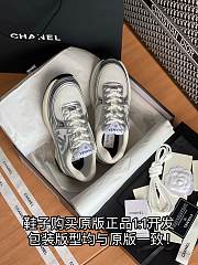 Colestore Chanel Sneaker Silver  - 4