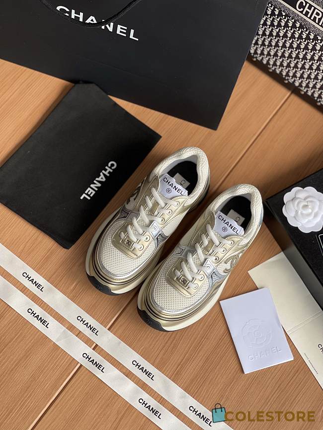 Colestore Chanel Sneaker Gold - 1