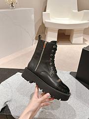Colestore Chanel Zip Boots Black  - 2