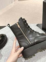 Colestore Chanel Zip Boots Black  - 3