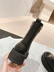 Colestore Chanel Zip Boots Black  - 6