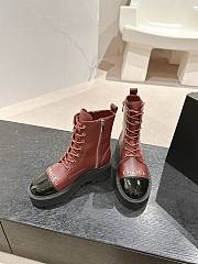 Colestore Chanel Zip Boots Rouge - 1