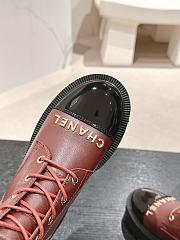 Colestore Chanel Zip Boots Rouge - 5