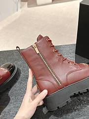 Colestore Chanel Zip Boots Rouge - 3
