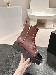 Colestore Chanel Zip Boots Rouge - 2