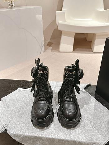 Colestore Chanel Ankle Boots Black