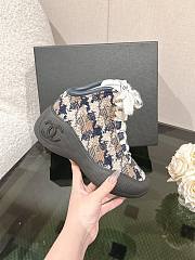 Colestore Chanel Tweed Sneaker Brown - 6