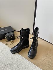 Colestore Chanel High Boots Leather Black - 6
