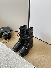 Colestore Chanel High Boots Leather Black - 2