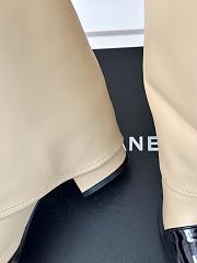 Colestore Chanel Knee Boots Beige - 5