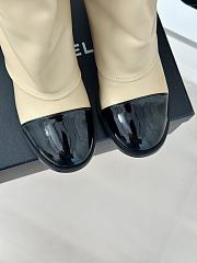 Colestore Chanel Knee Boots Beige - 2