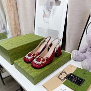 Colestore Gucci Lovelight Crystal High Pumps - Red - 1