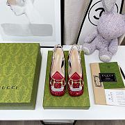 Colestore Gucci Lovelight Crystal High Pumps - Red - 5