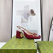 Colestore Gucci Lovelight Crystal High Pumps - Red - 2