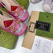 Colestore Gucci Lovelight Crystal High Pumps - Pink - 4