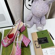 Colestore Gucci Lovelight Crystal High Pumps - Pink - 2