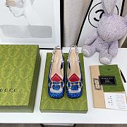 Colestore Gucci Lovelight Crystal High Pumps - Blue - 5