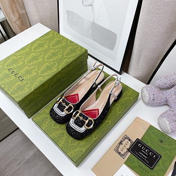 Colestore Gucci Lovelight Crystal Pumps - Black