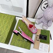 Colestore Gucci Lovelight Crystal Pumps - Pink - 4
