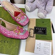 Colestore Gucci Lovelight Crystal Pumps - Pink - 2
