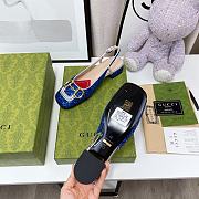 Colestore Gucci Lovelight Crystal Pumps - Blue - 2