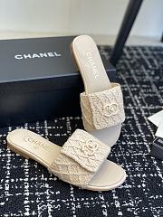 Colestore Chanel Flat Sandal Beige - 4