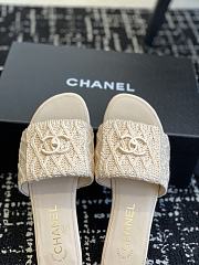 Colestore Chanel Flat Sandal Beige - 3