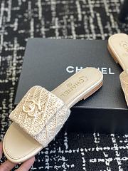 Colestore Chanel Flat Sandal Beige - 2