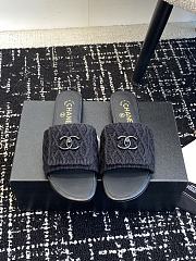 Colestore Chanel Flat Sandal Black  - 1