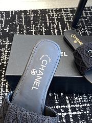 Colestore Chanel Flat Sandal Black  - 4