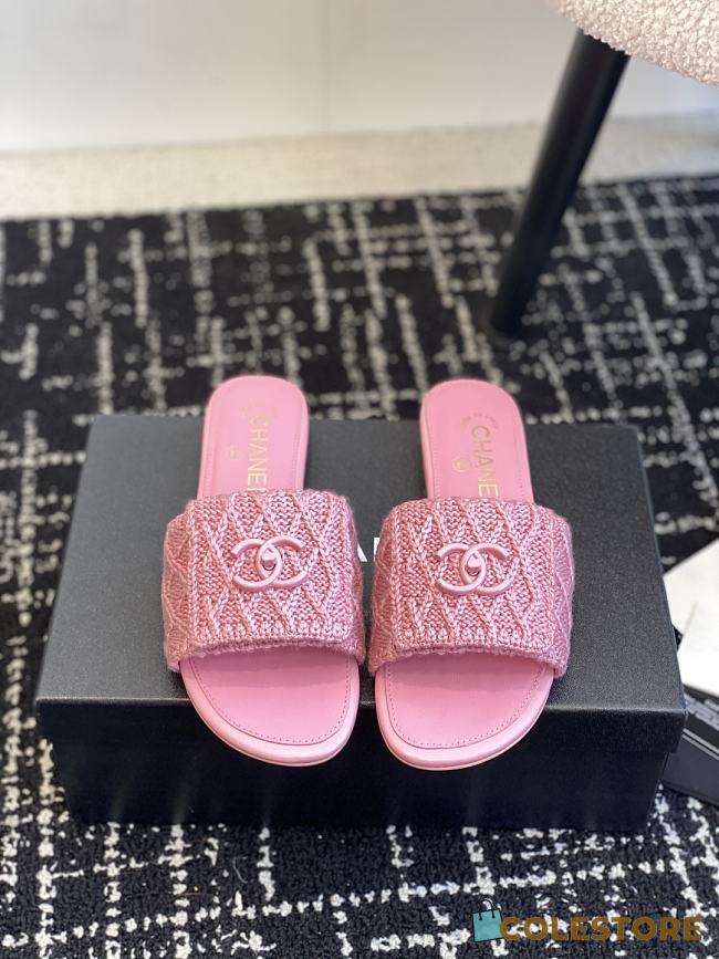 Colestore Chanel Flat Sandal Pink  - 1