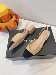 Colestore Chanel Slingbacks Pump Beige - 4