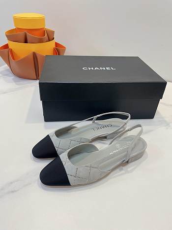 Colestore Chanel Slingbacks Pump Grey