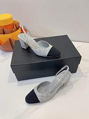 Colestore Chanel Slingbacks High Pump Grey - 4