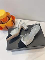 Colestore Chanel Slingbacks High Pump Grey - 2
