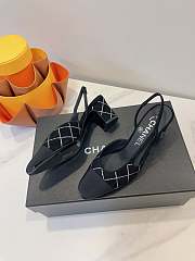 Colestore Chanel Slingbacks High Pump Black - 6