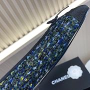 Colestore Chanel Ballet Flats Tweed Blue - 5