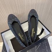 Colestore Chanel Ballet Flats Tweed Blue - 2
