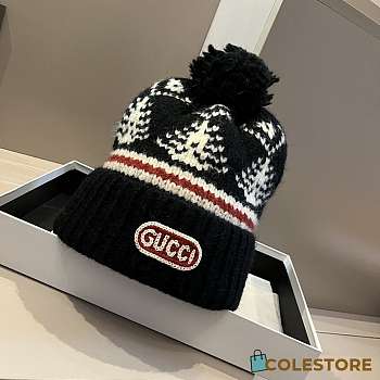 Colestore Gucci Christmas Beanie Black