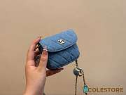 Colestore Chanel Mini Bag Blue 11.9 cm  - 1