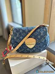 Colestore Louis Vuitton Sunset Handbag Blue Denim M46829 27x18x3cm - 1