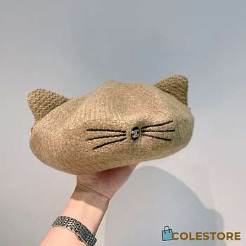 Colestore Chanel Cat Wool Hat 